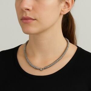 Lagos Caviar Silver Necklace